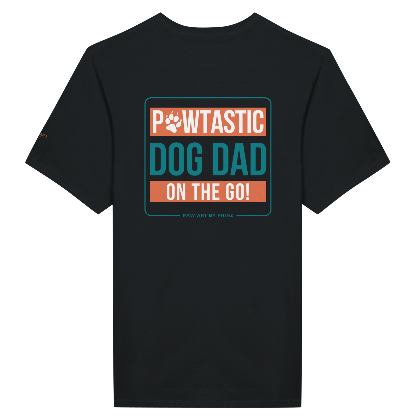 Paw Art by Prinz- Classic Unisex Crewneck T-shirt - Pawtastic Dog Dad - Fathers' Day