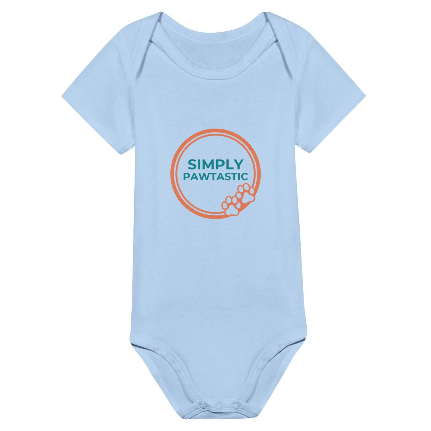 Paw Art By Prinz-Classic Baby Short Sleeve Bodysuit