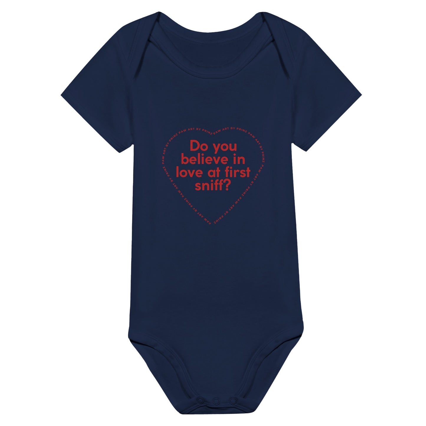 Paw Art By Prinz- Valentine's Classic Baby Short Sleeve Bodysuit