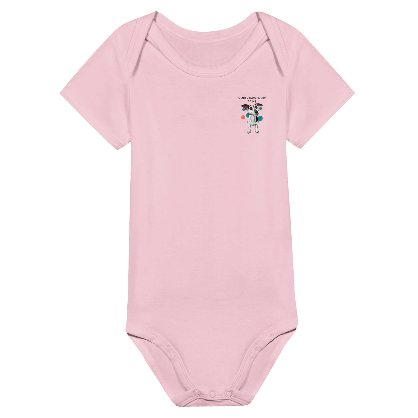 Paw Art By Prinz-Classic Baby Short Sleeve Bodysuit