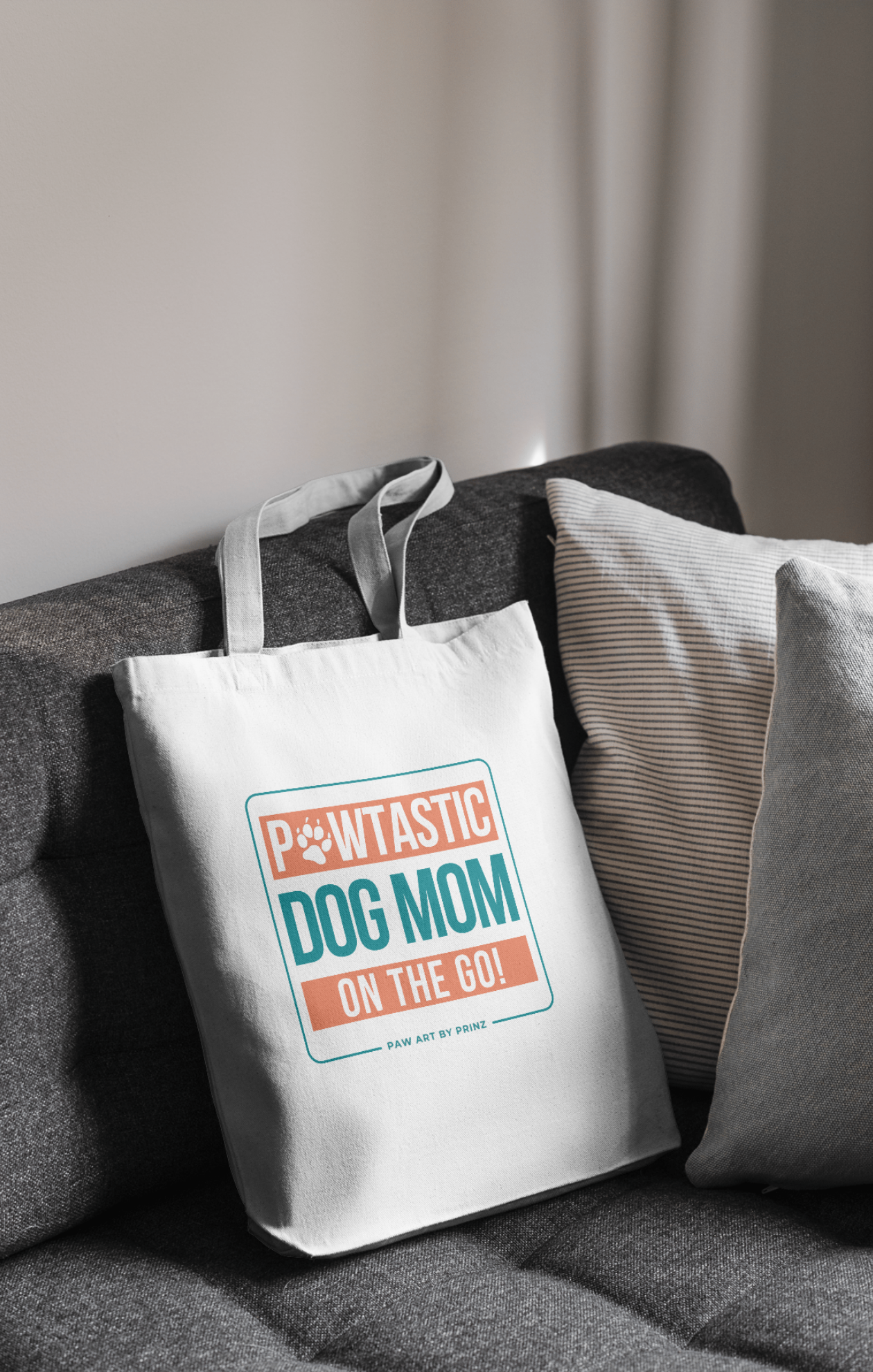 Paw Art By Prinz-Classic Tote Bag - Pawtastic Dog Mom