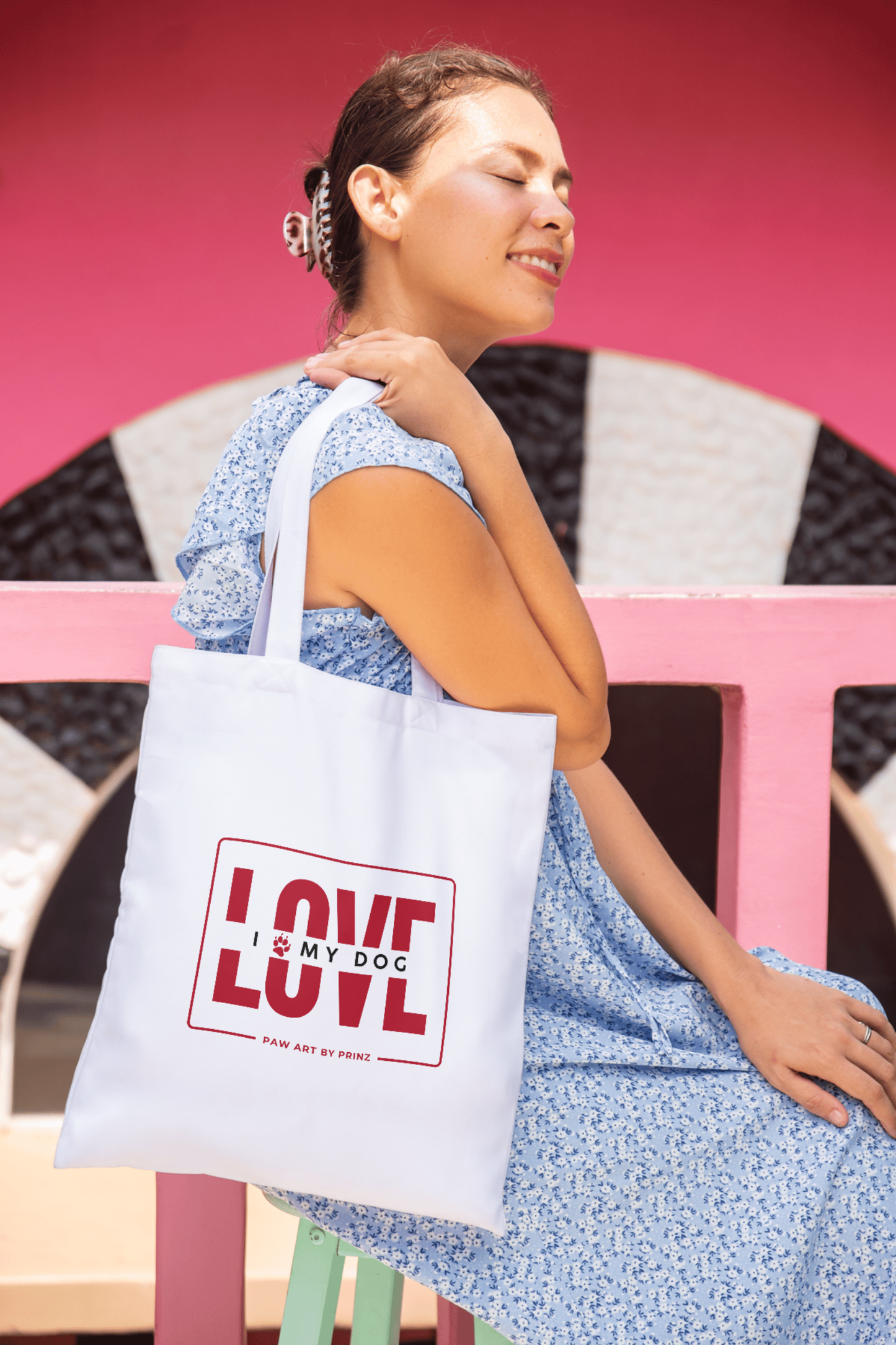 Paw Art By Prinz-Classic Tote Bag White