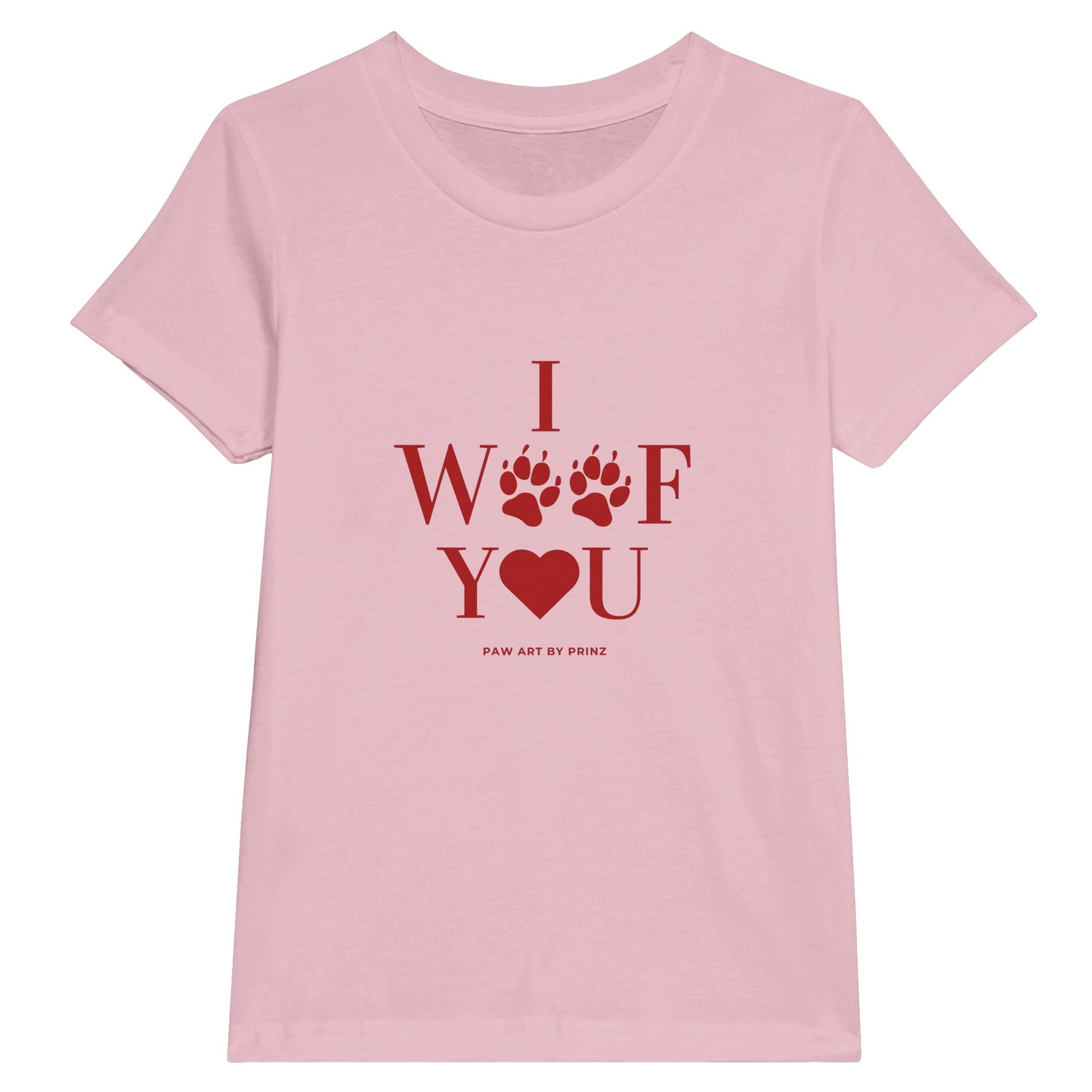 Paw Art By Prinz-Premium Kids Valentine's Crewneck T-shirt