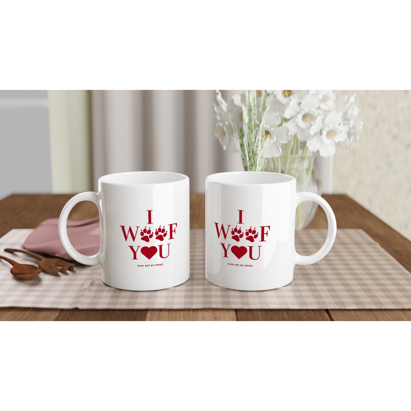 Paw Art By Prinz-Valentine's White 11oz Ceramic Mug