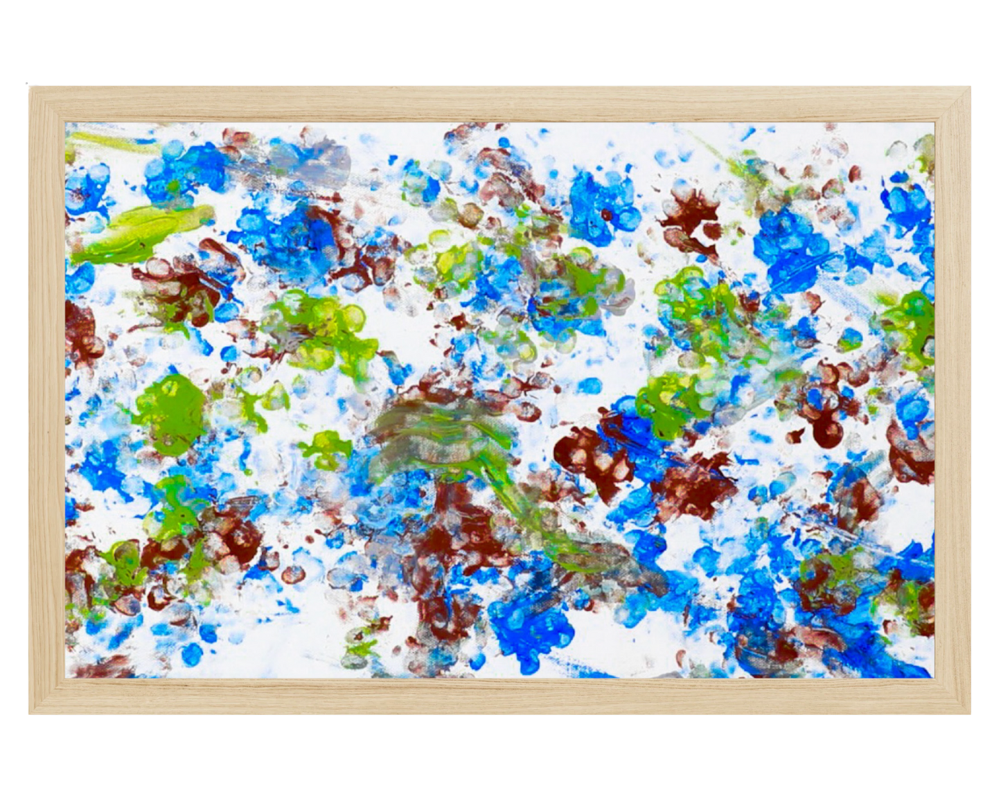 "The Blue Paw" Framed Artwork