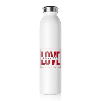 I Love My Dog - Water Bottle