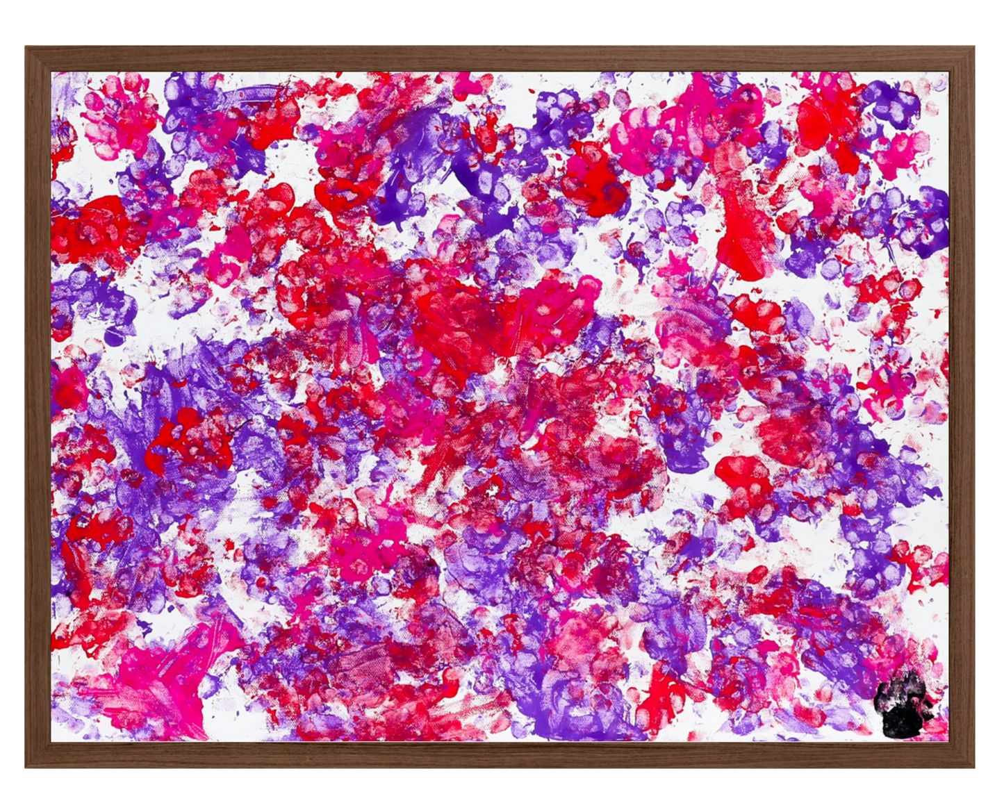 "The Pink Chaos" Framed Artwork