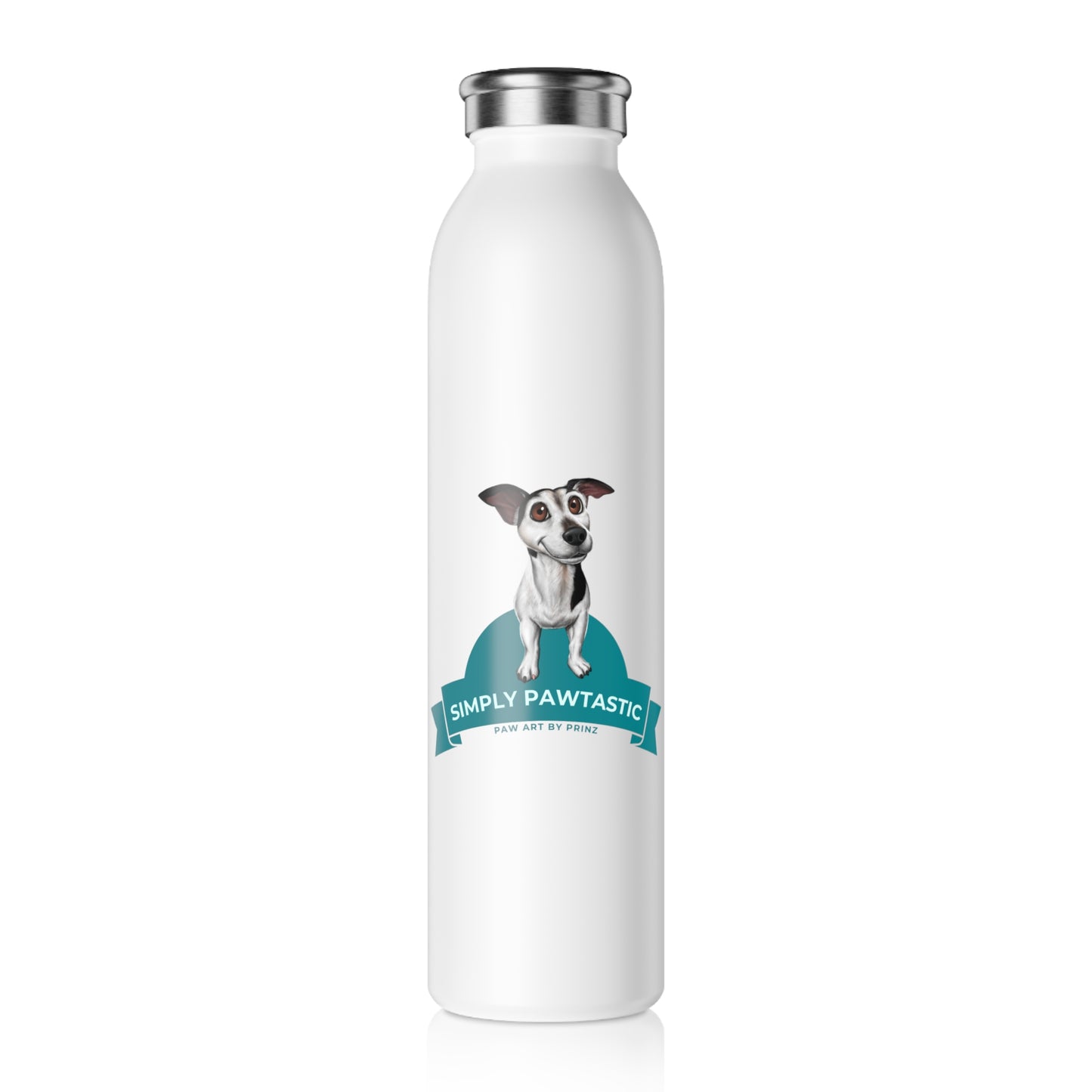 Simply Pawtastic Cartoon - Water Bottle