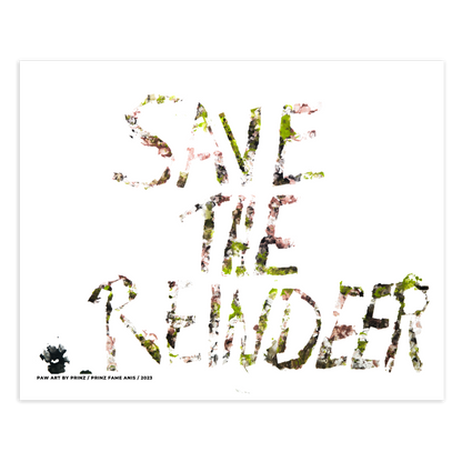 "Save The Reindeer" Artwork