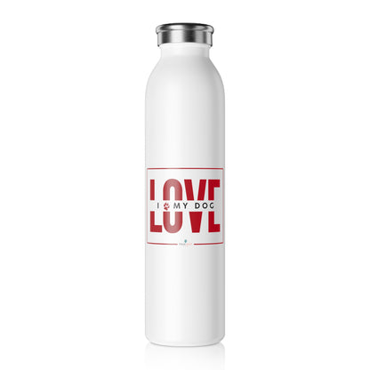 I Love My Dog - Water Bottle