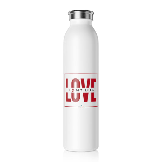 I Love My Dog - Water Bottle