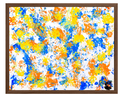 "Dancing Paws" Framed Artwork