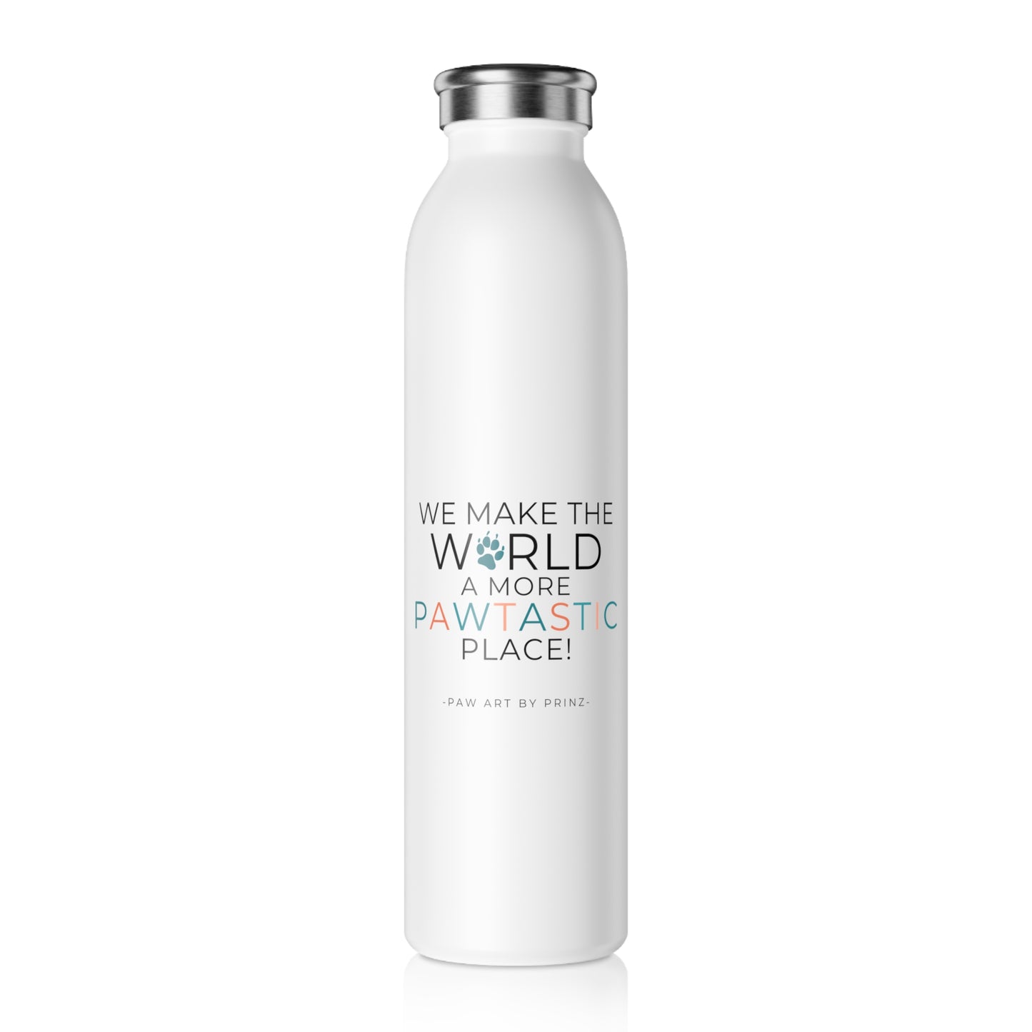 Paw Art by Prinz Slogan - Water Bottle