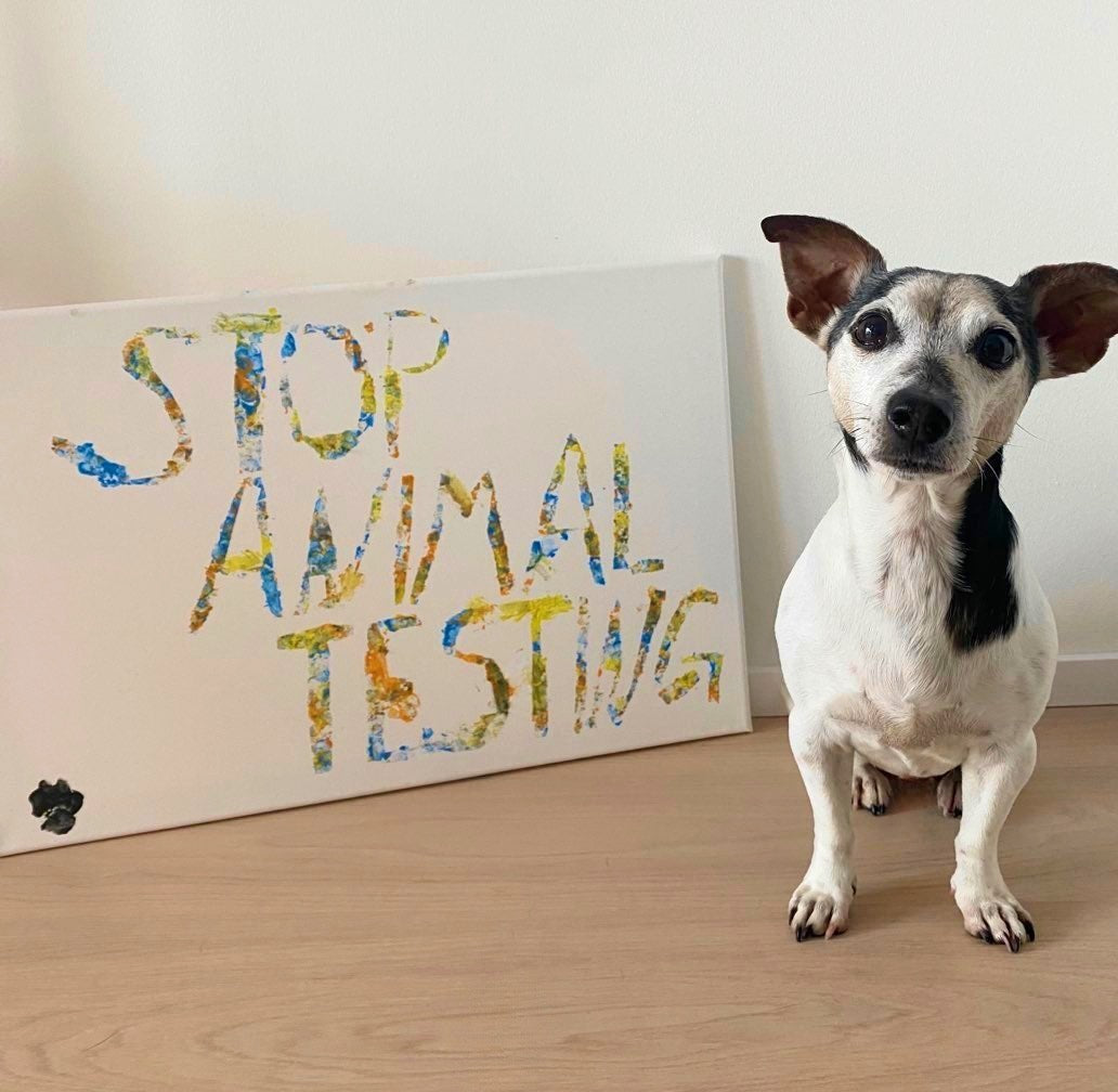 "Stop Animal Testing" Artwork