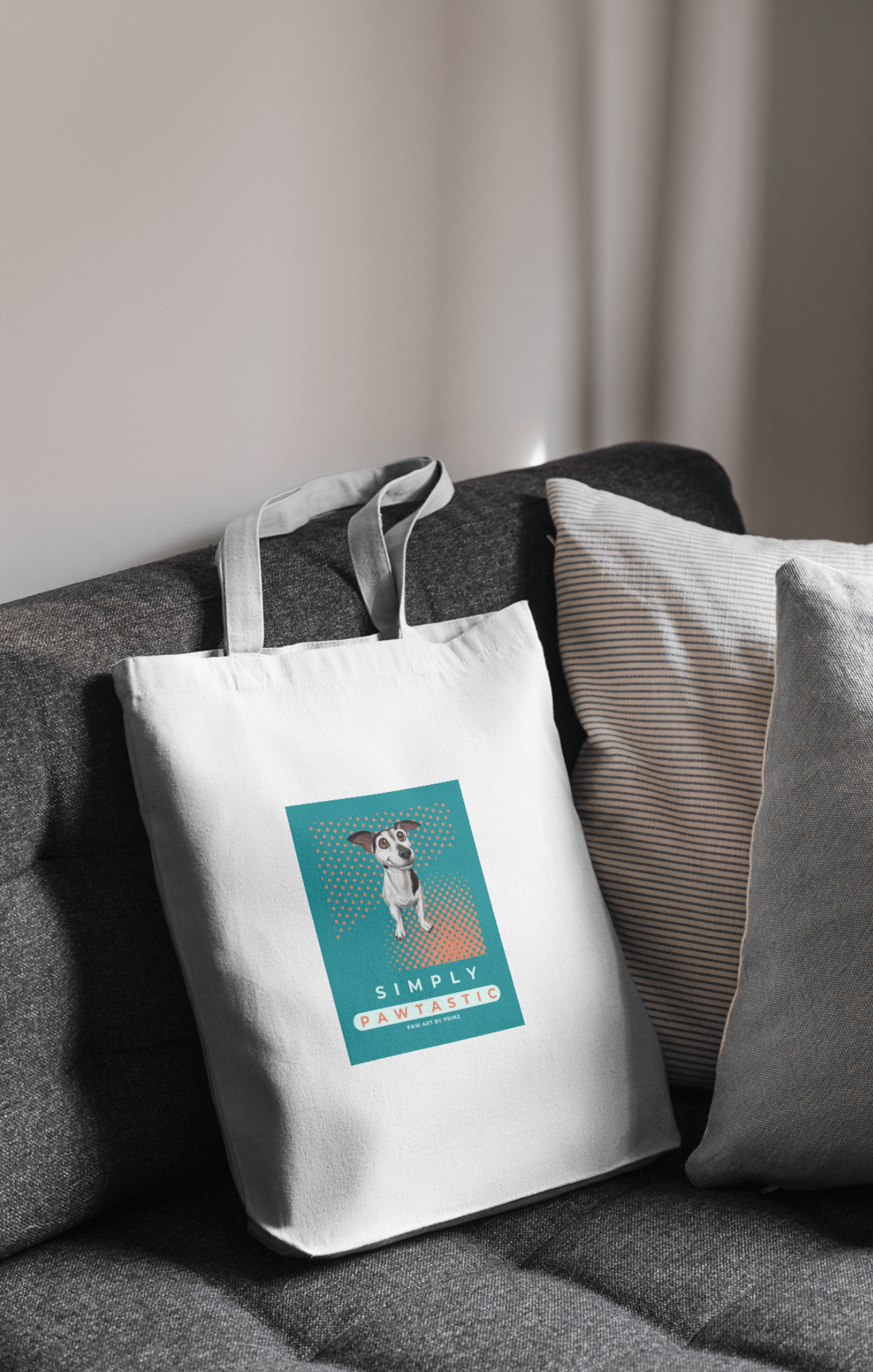 Simply Pawtastic Prinz Blue - Tote Bag