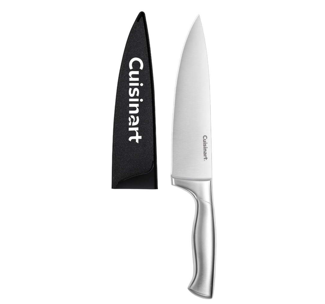 Cuisinart 8" Stainless Steel Chef's Knife with Blade Guard, Graphix Collection