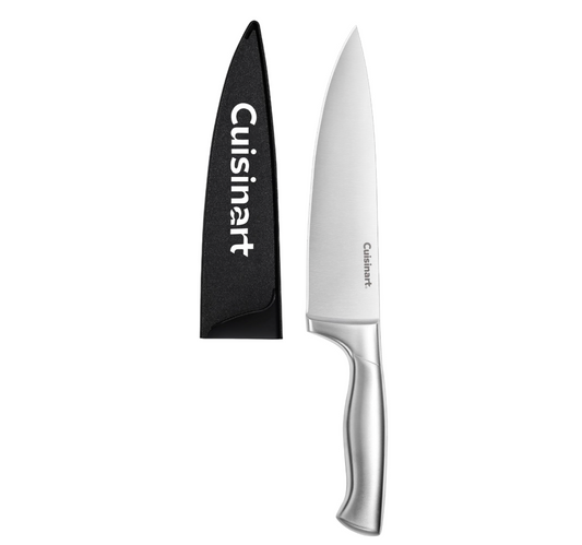 Cuisinart 8" Stainless Steel Chef's Knife with Blade Guard, Graphix Collection