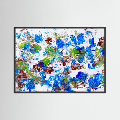 "The Blue Paw" Framed Artwork