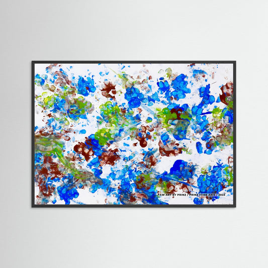 "The Blue Paw" Framed Artwork