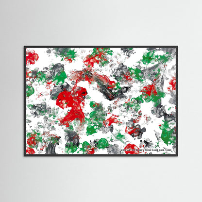 "The Green Paw" Framed Artwork