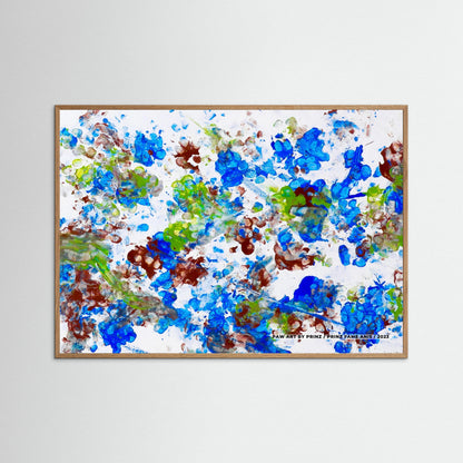 "The Blue Paw" Framed Artwork