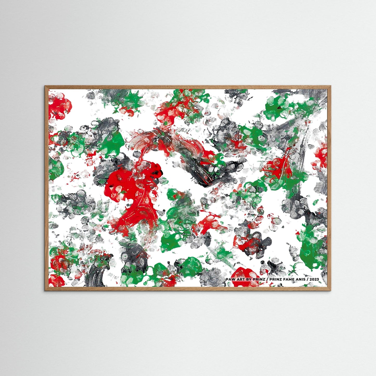 "The Green Paw" Framed Artwork