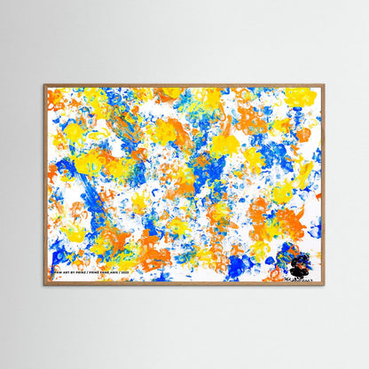 "Dancing Paws" Framed Artwork