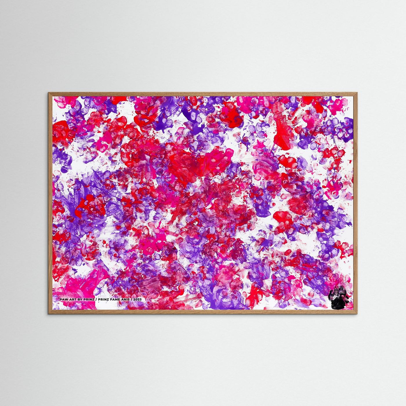 "The Pink Chaos" Framed Artwork