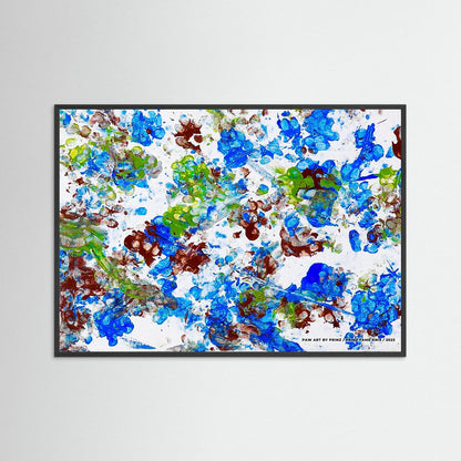 "The Blue Paw" Framed Artwork