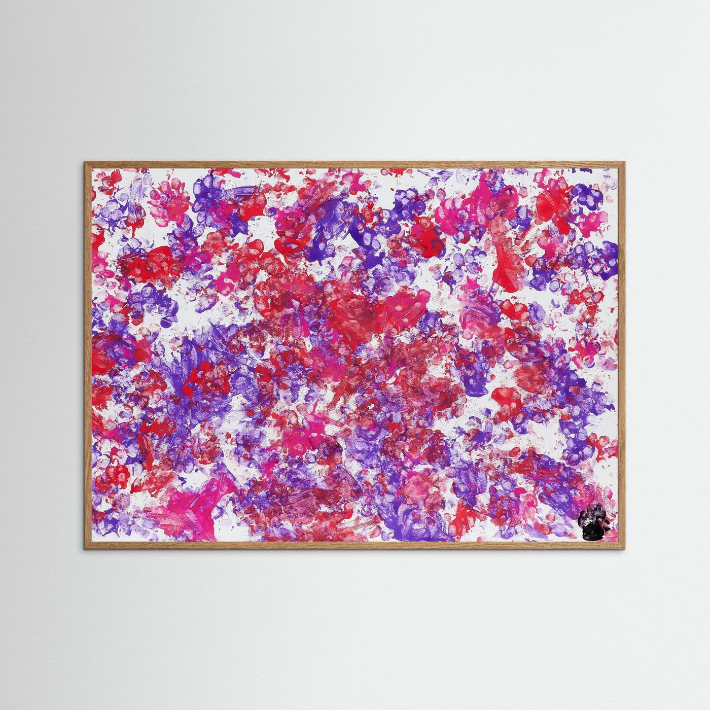 "The Pink Chaos" Framed Artwork