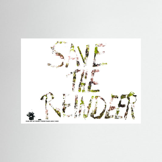 "Save The Reindeer" Artwork