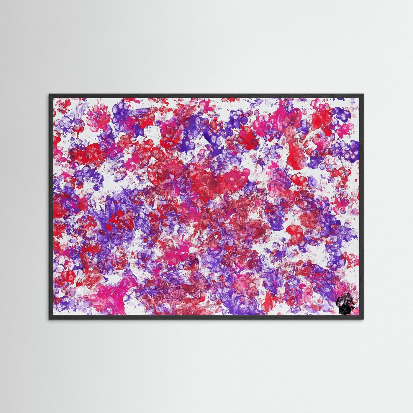 "The Pink Chaos" Framed Artwork