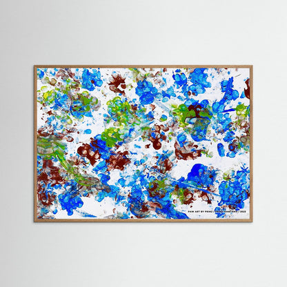 "The Blue Paw" Framed Artwork