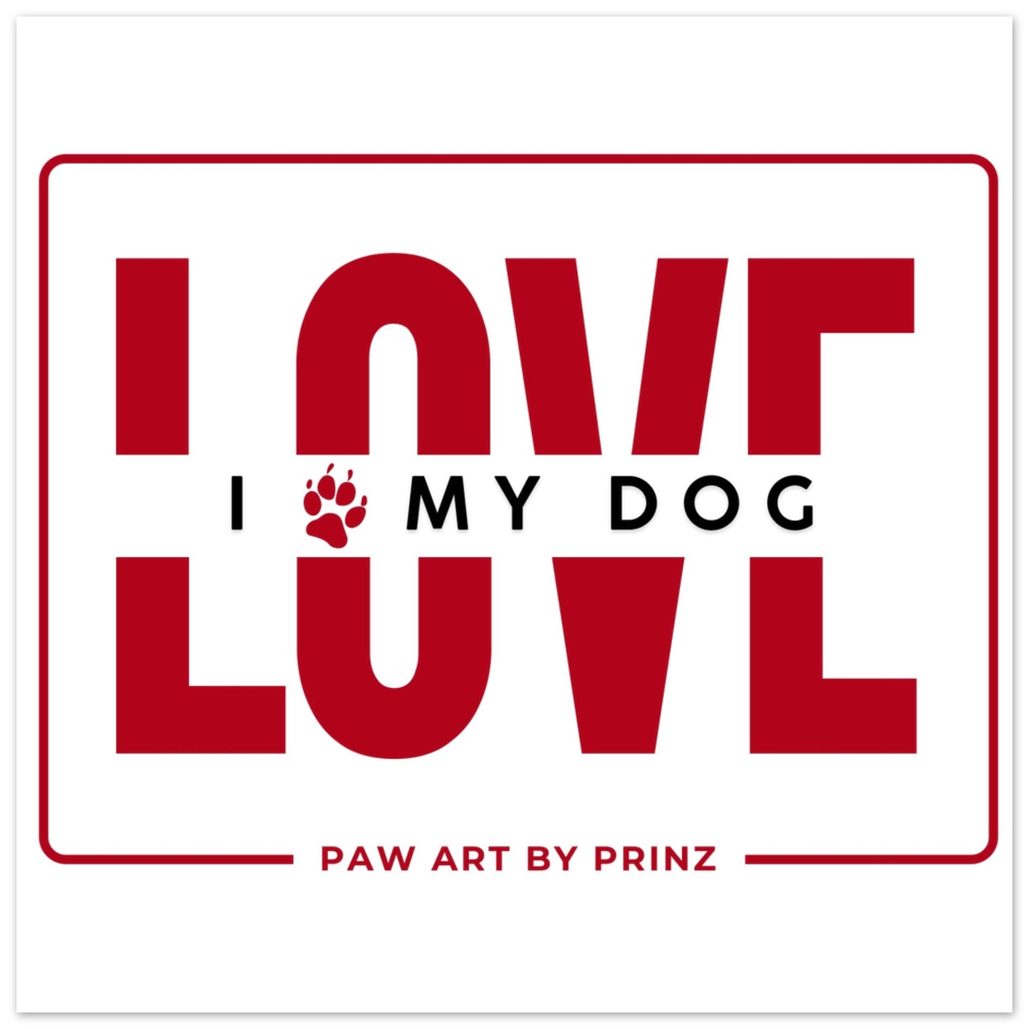 Paw Art by Prinz-Valentine's Premium Matte Paper Poster