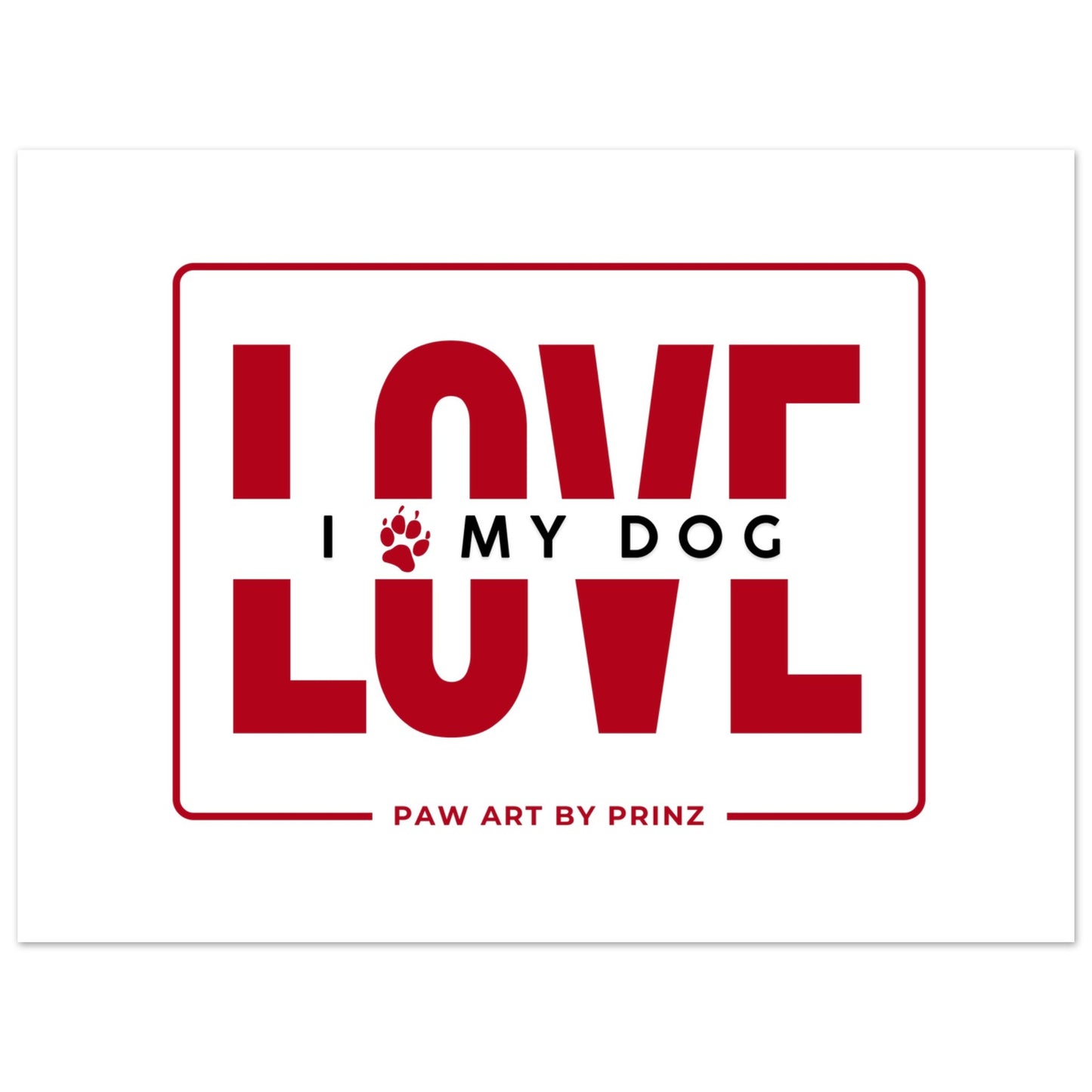 Paw Art by Prinz-Valentine's Premium Matte Paper Poster