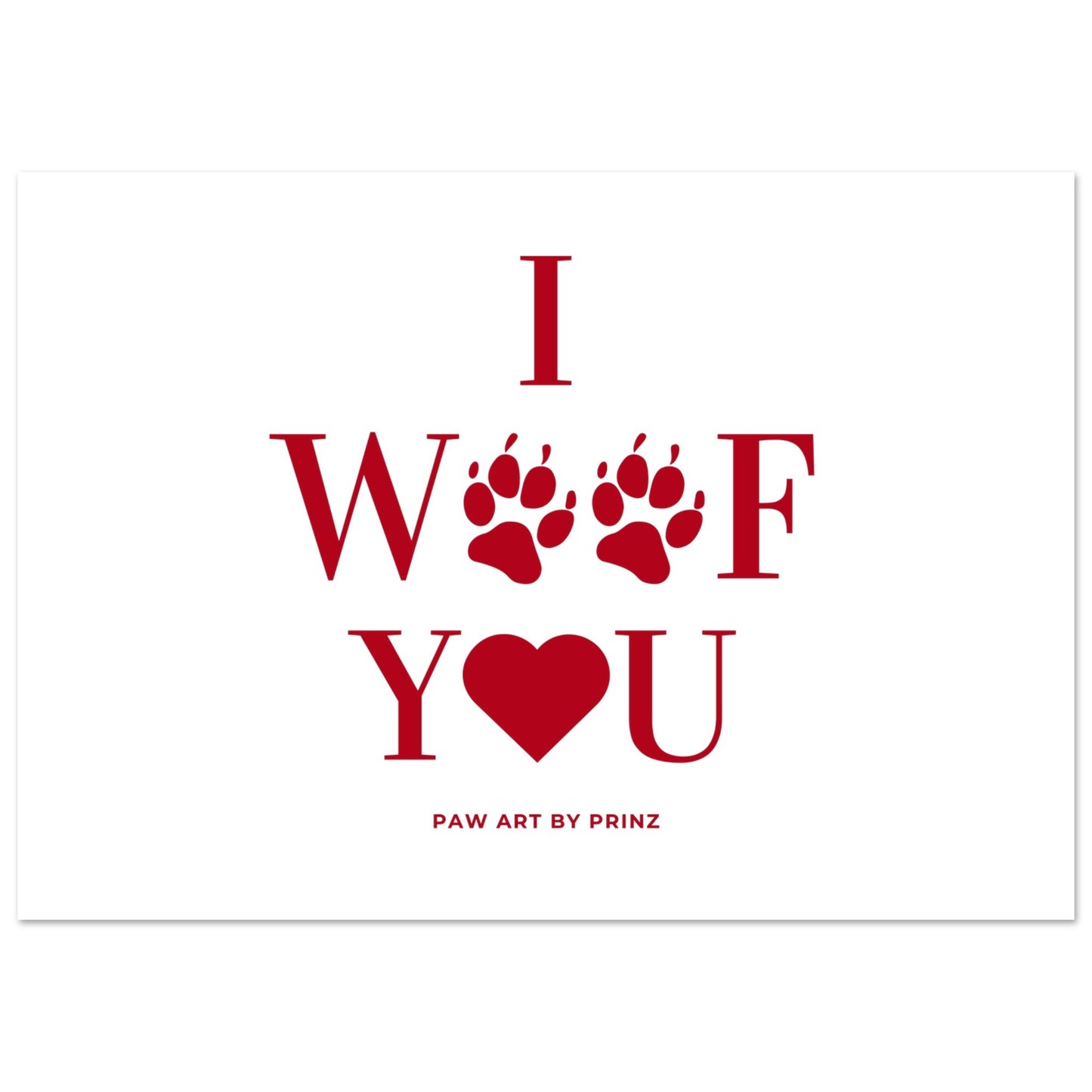 Paw Art by Prinz-Valentine's Premium Matte Paper Poster