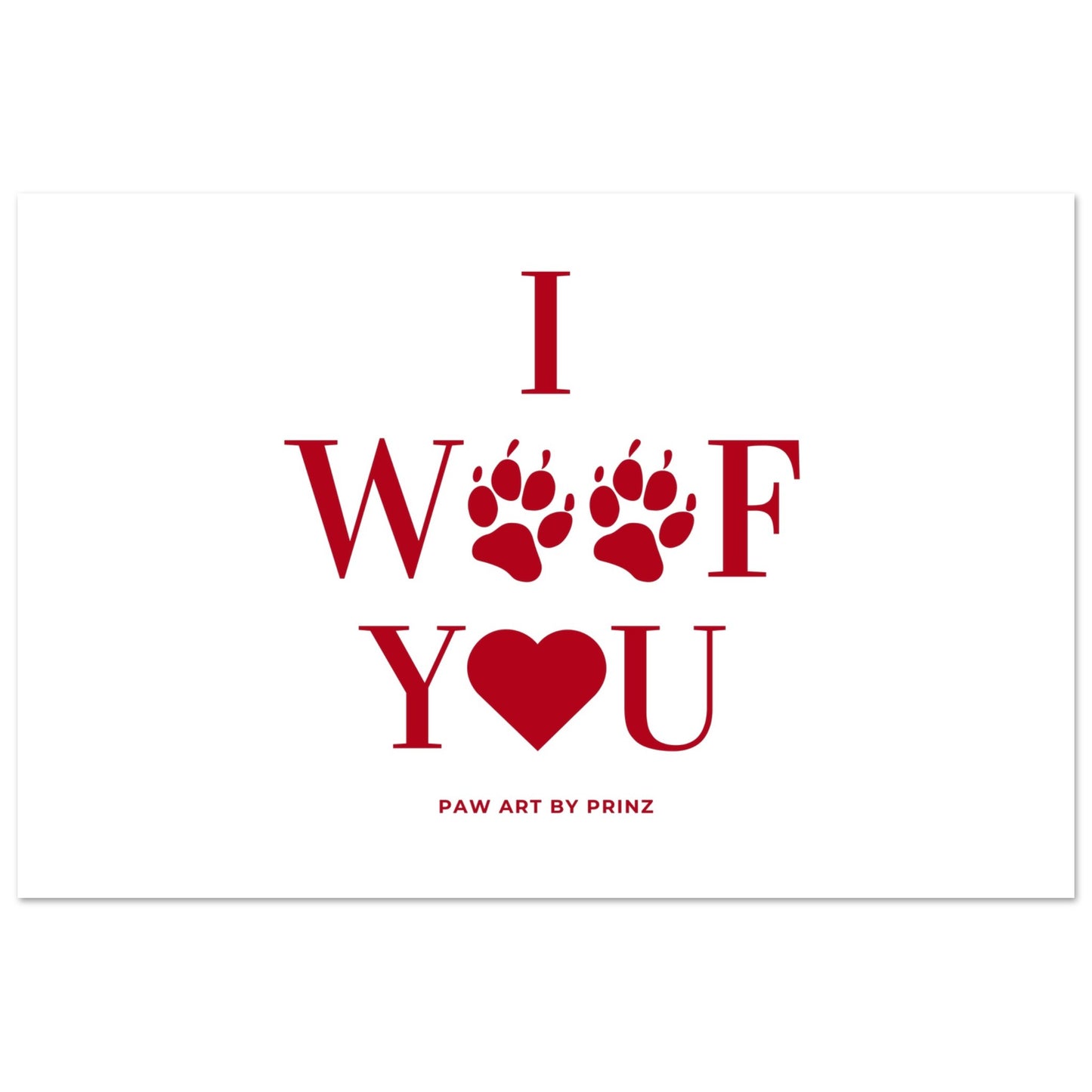 Paw Art by Prinz-Valentine's Premium Matte Paper Poster