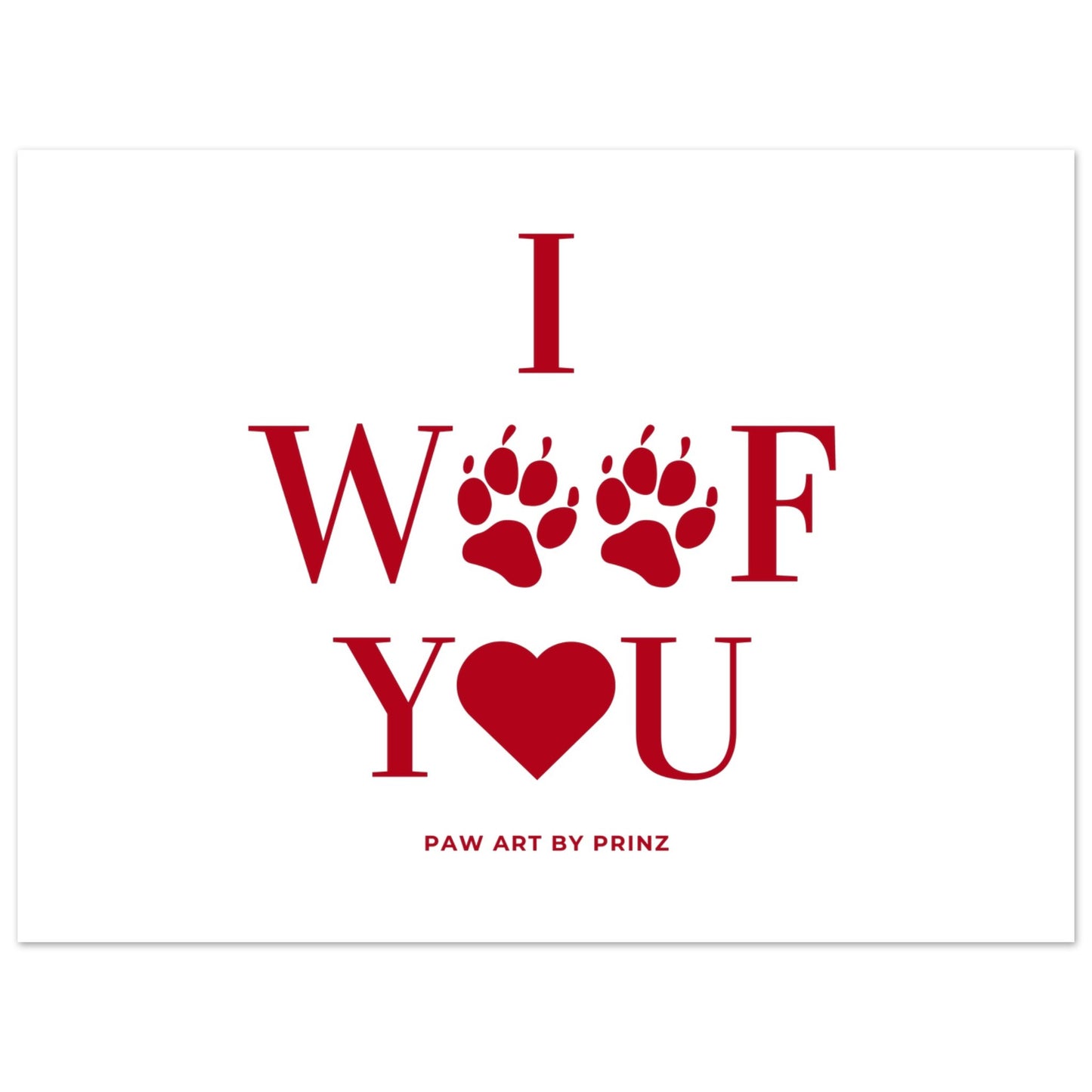 Paw Art by Prinz-Valentine's Premium Matte Paper Poster