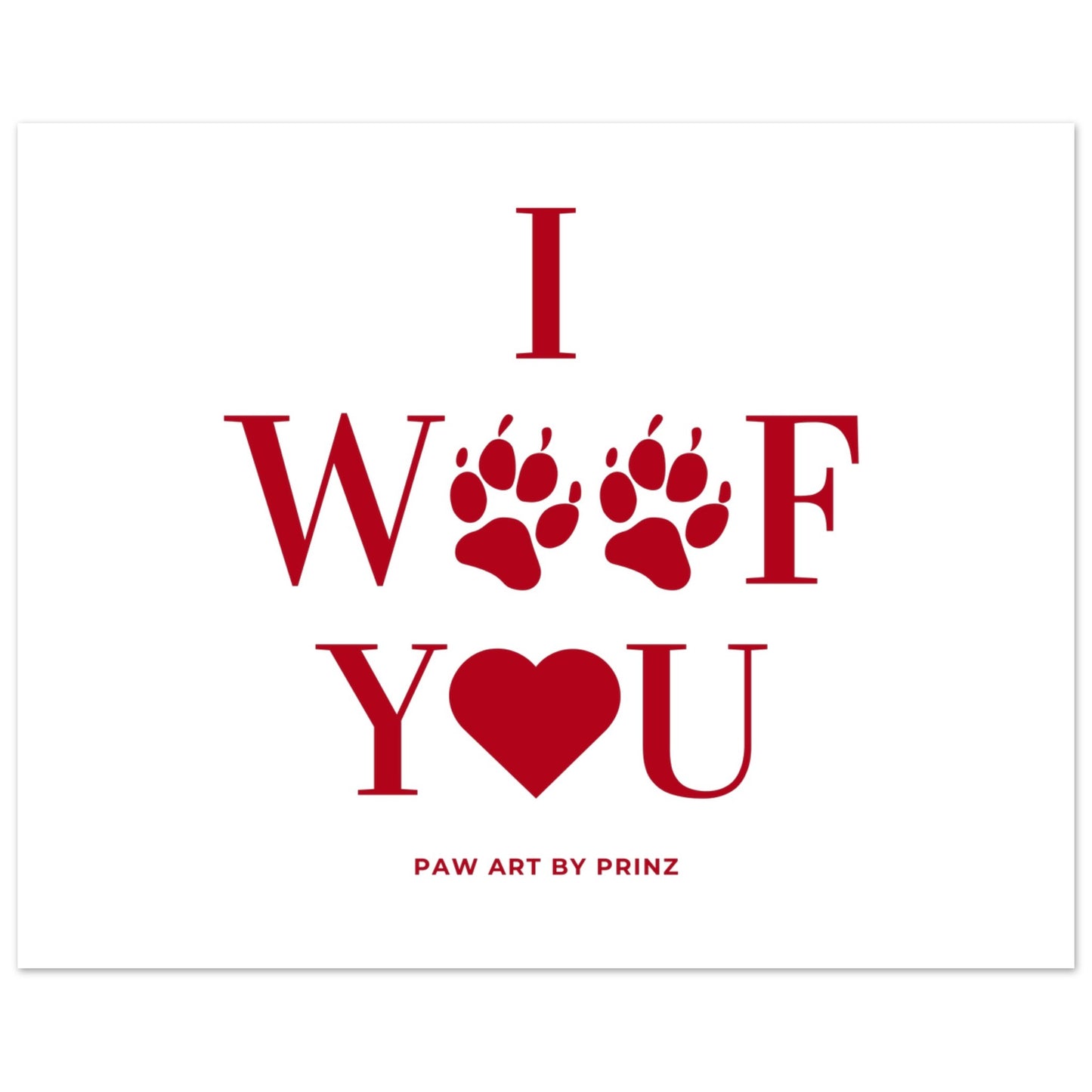 Paw Art by Prinz-Valentine's Premium Matte Paper Poster