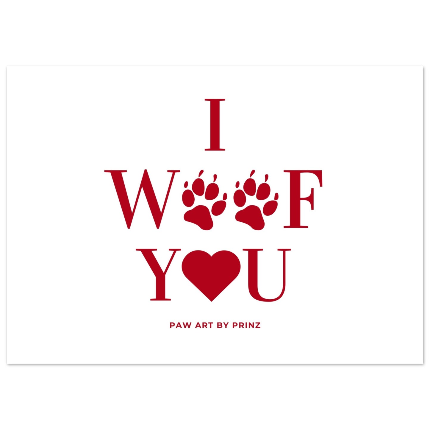 Paw Art by Prinz-Valentine's Premium Matte Paper Poster