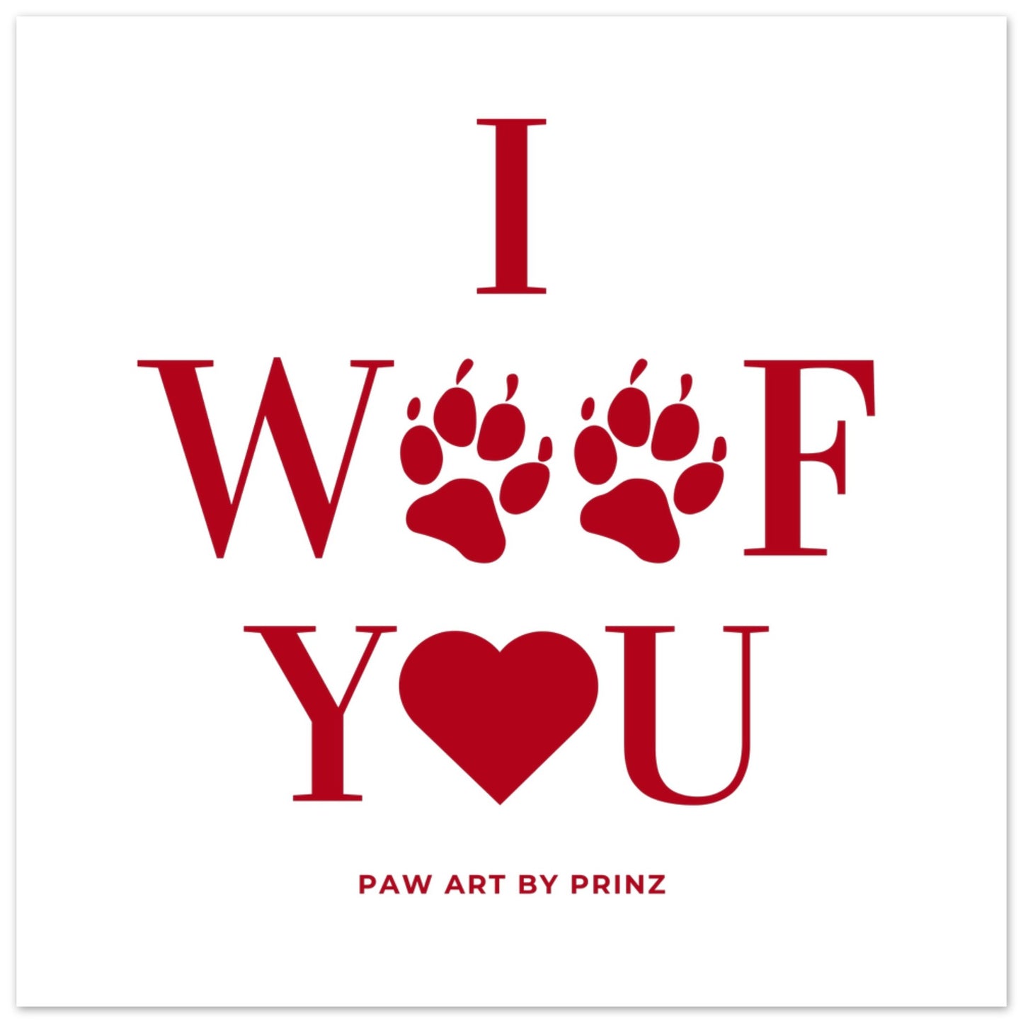 Paw Art by Prinz-Valentine's Premium Matte Paper Poster