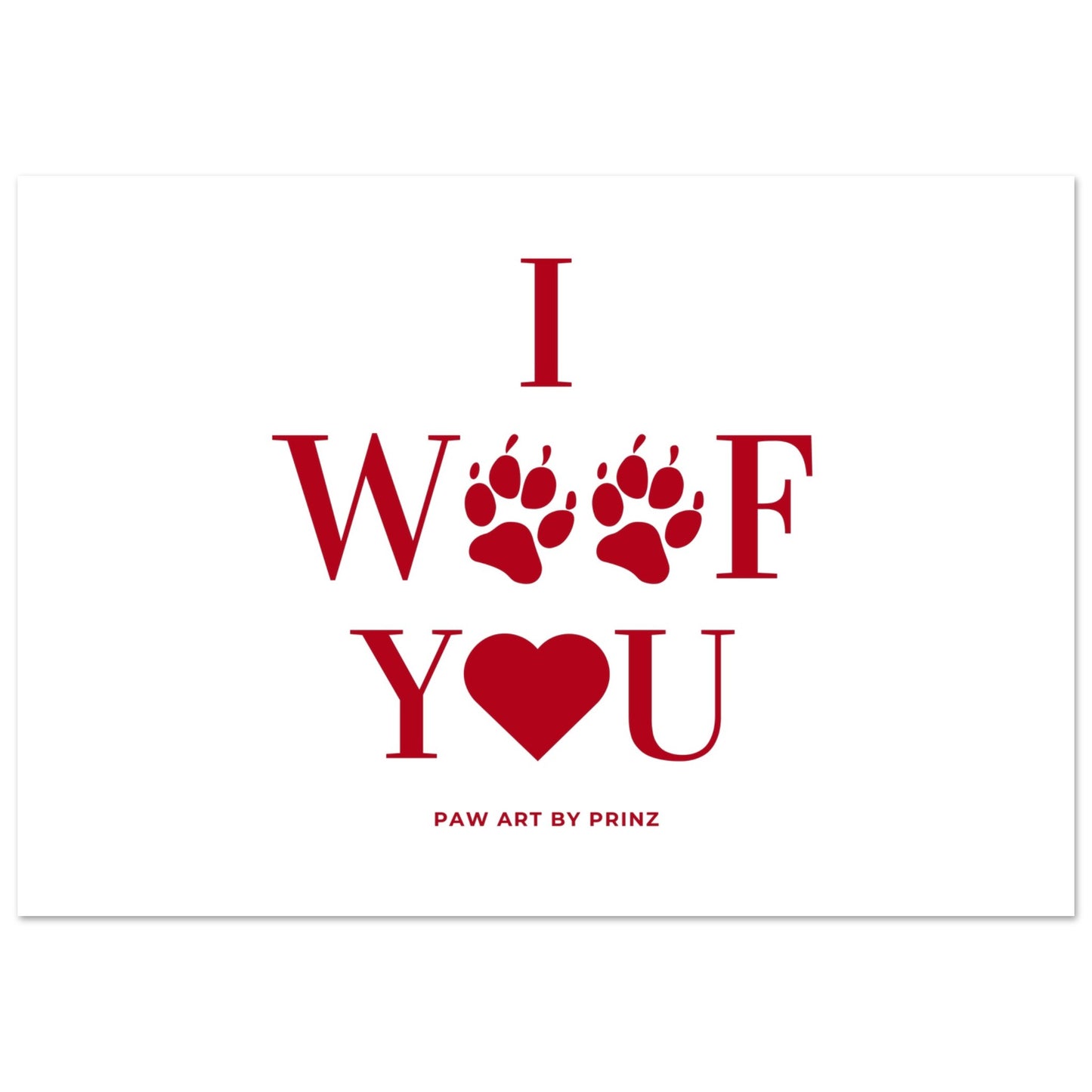 Paw Art by Prinz-Valentine's Premium Matte Paper Poster