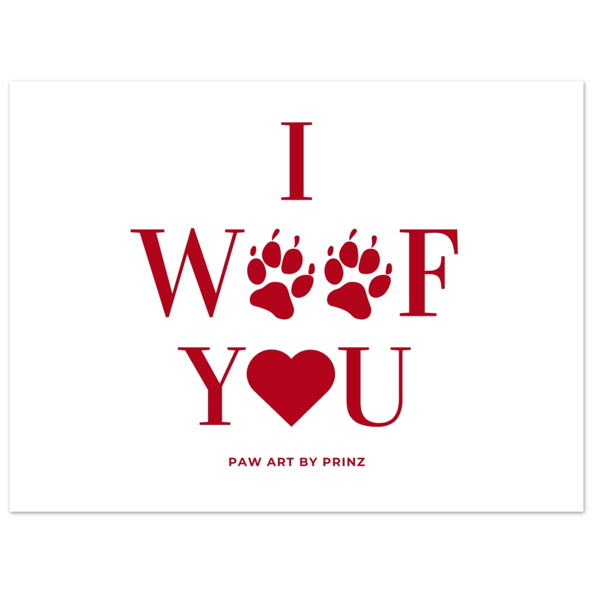 Paw Art by Prinz-Valentine's Premium Matte Paper Poster