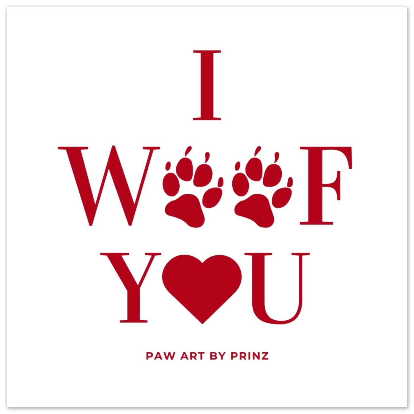 Paw Art by Prinz-Valentine's Premium Matte Paper Poster