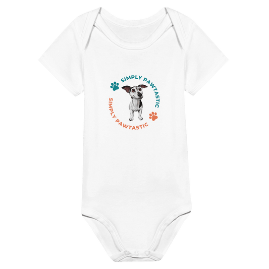 Paw Art By Prinz-Classic Baby Short Sleeve Bodysuit