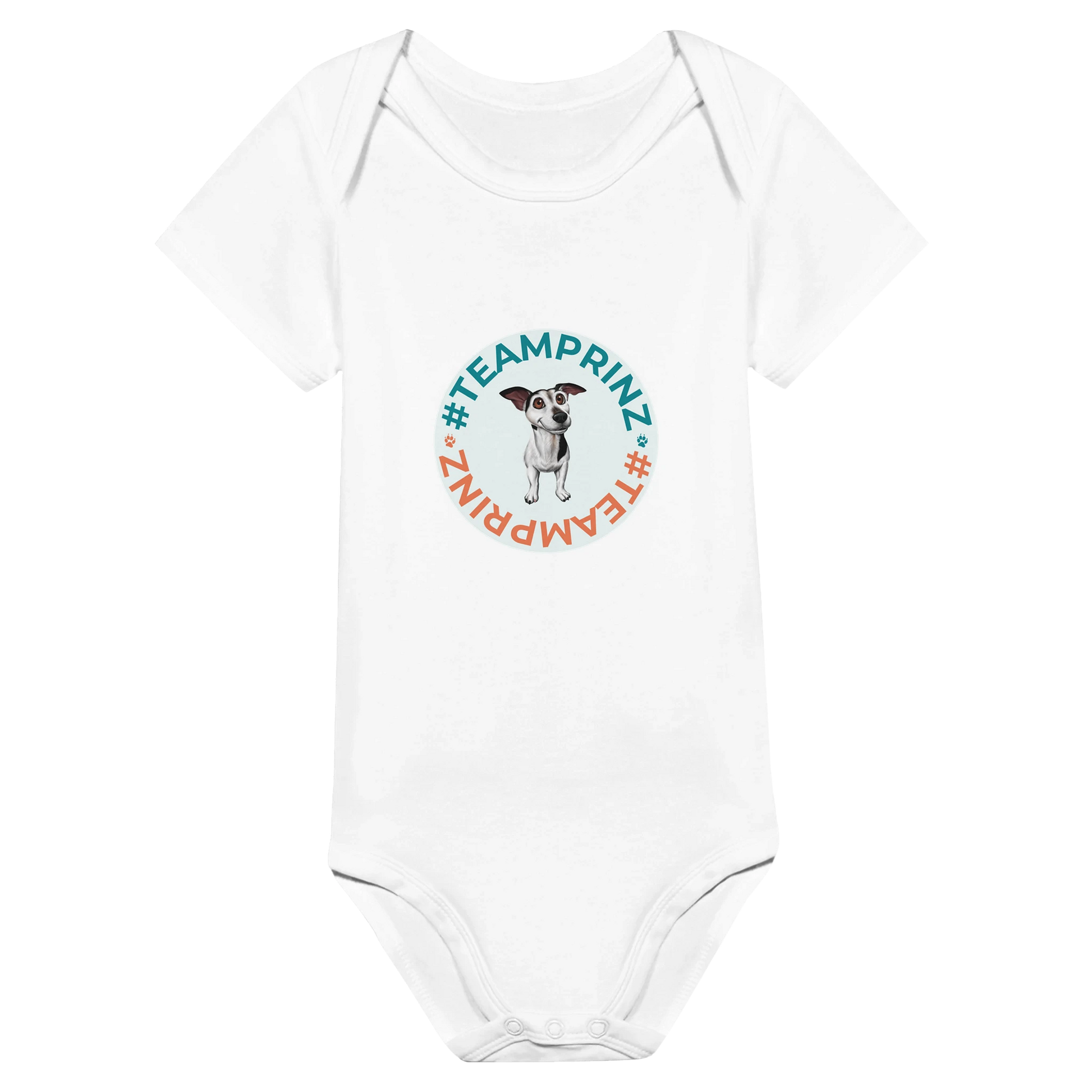 Paw Art By Prinz-Classic Baby Short Sleeve Bodysuit