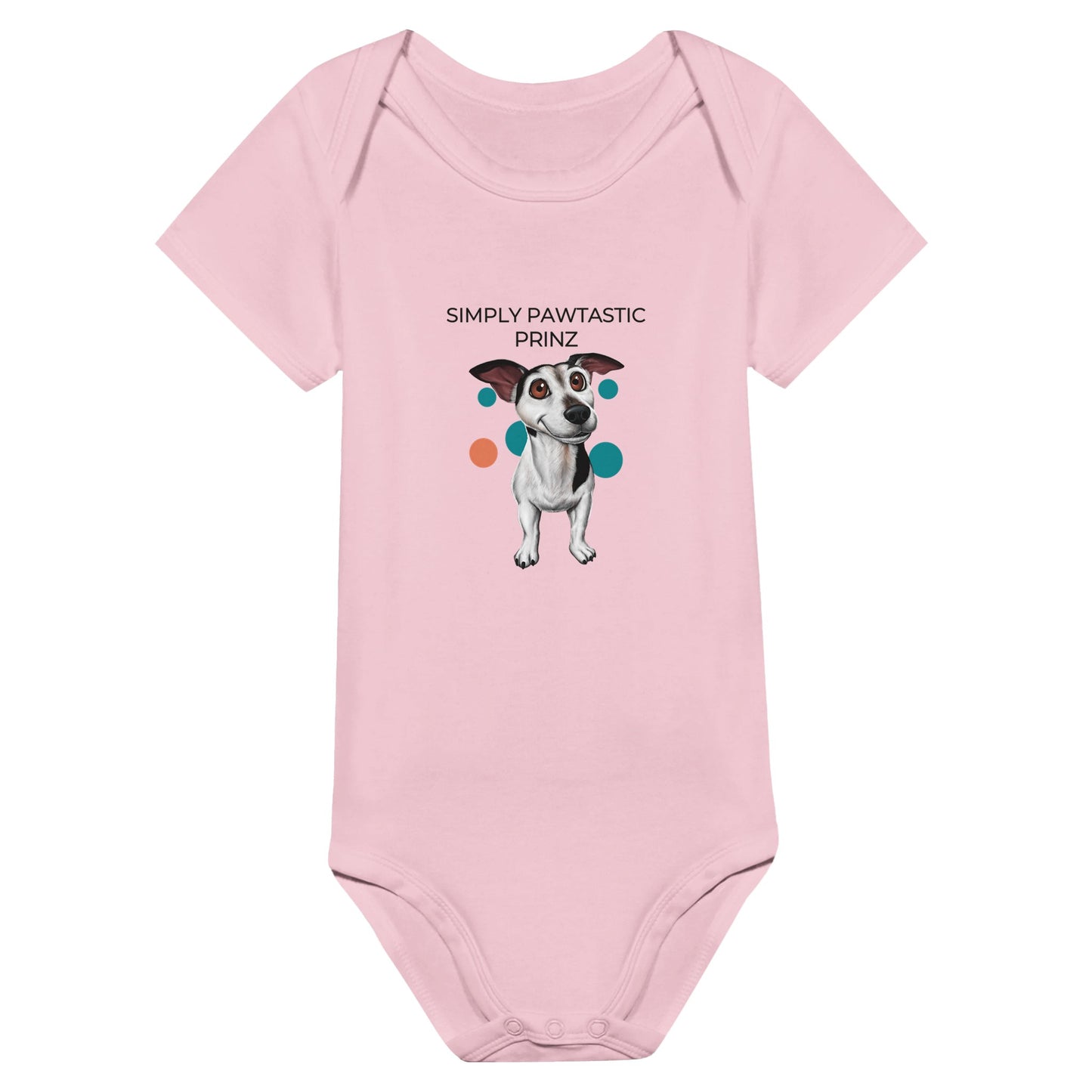 Paw Art By Prinz-Classic Baby Short Sleeve Bodysuit