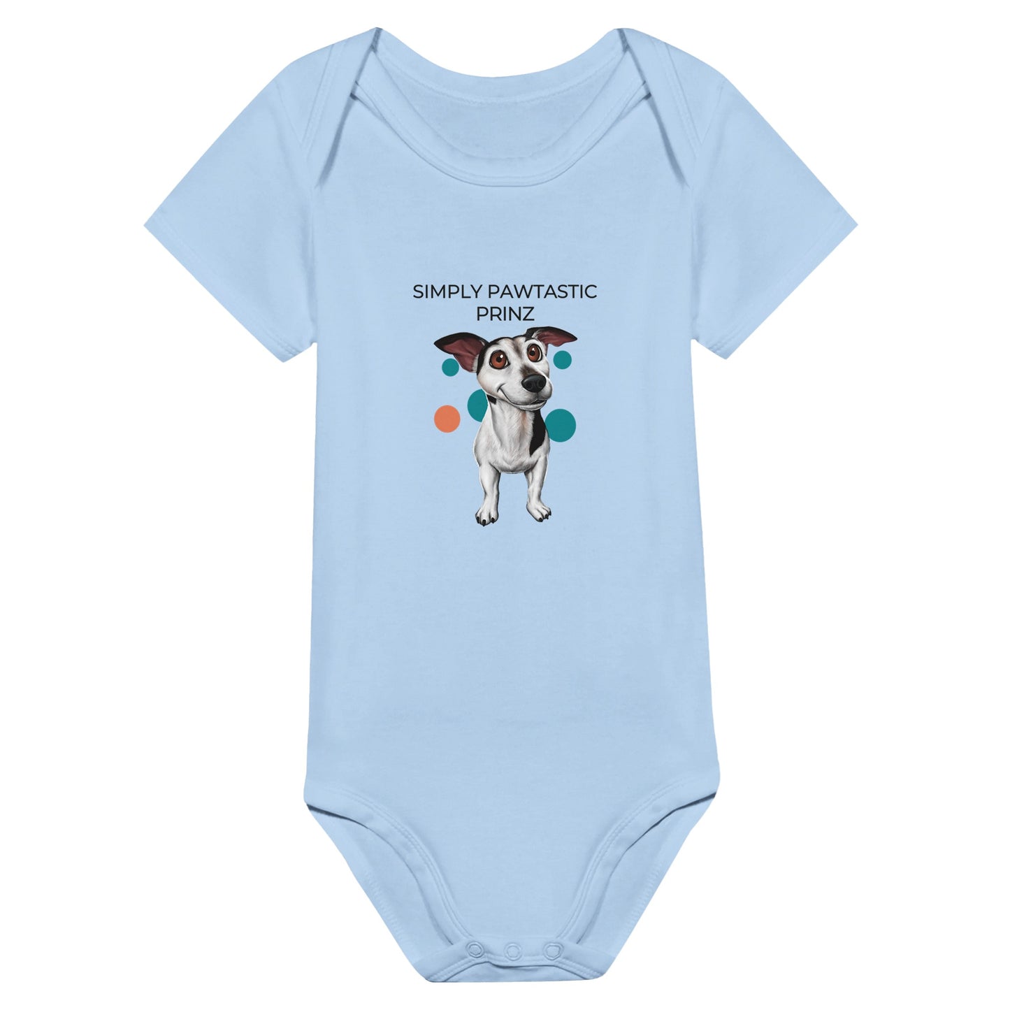 Paw Art By Prinz-Classic Baby Short Sleeve Bodysuit