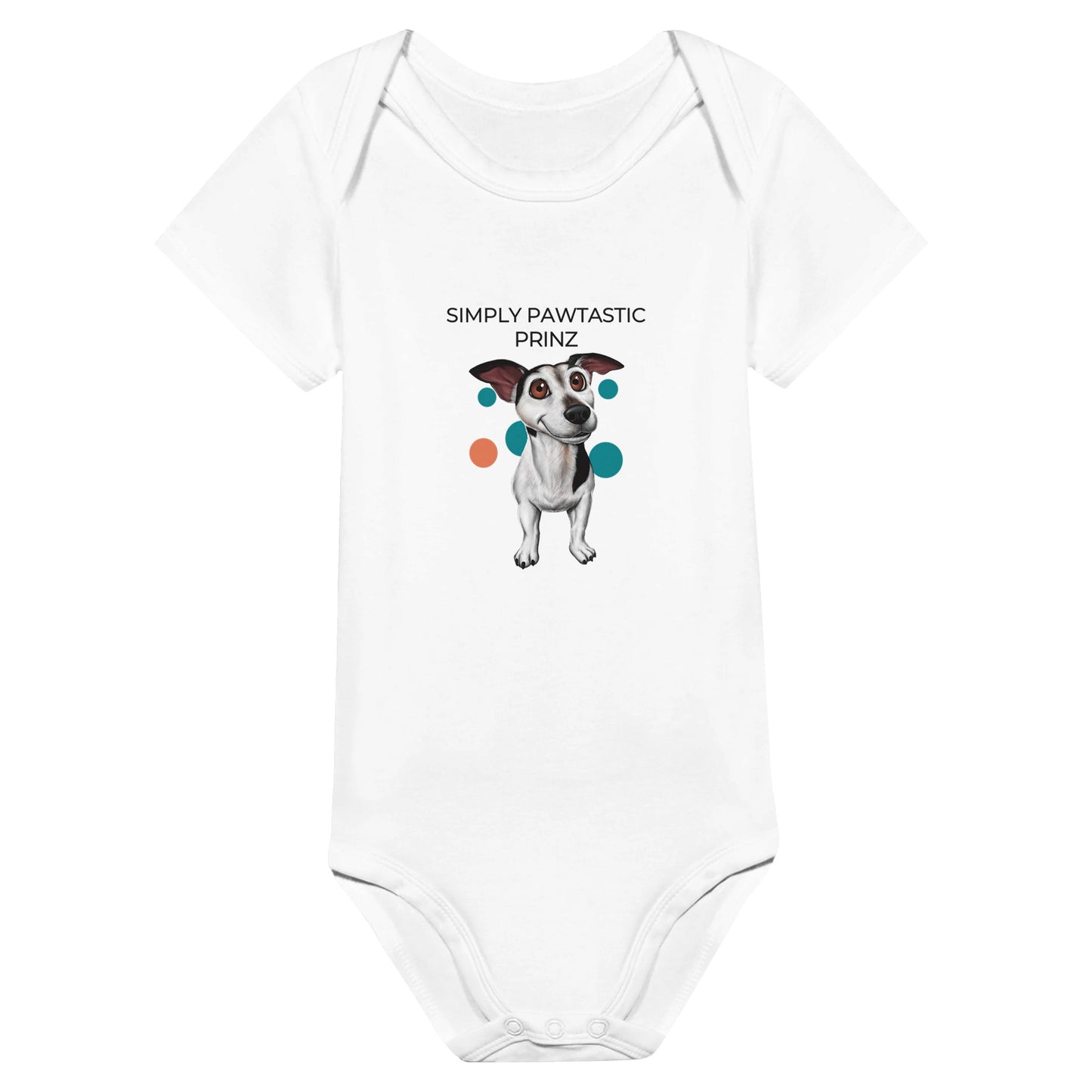 Paw Art By Prinz-Classic Baby Short Sleeve Bodysuit