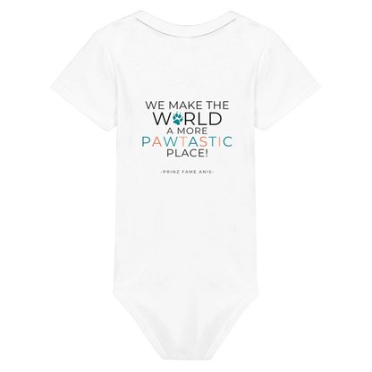 Paw Art By Prinz-Classic Baby Short Sleeve Bodysuit
